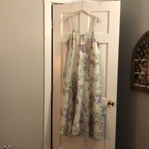 April Cornell Lilac Linen Dress